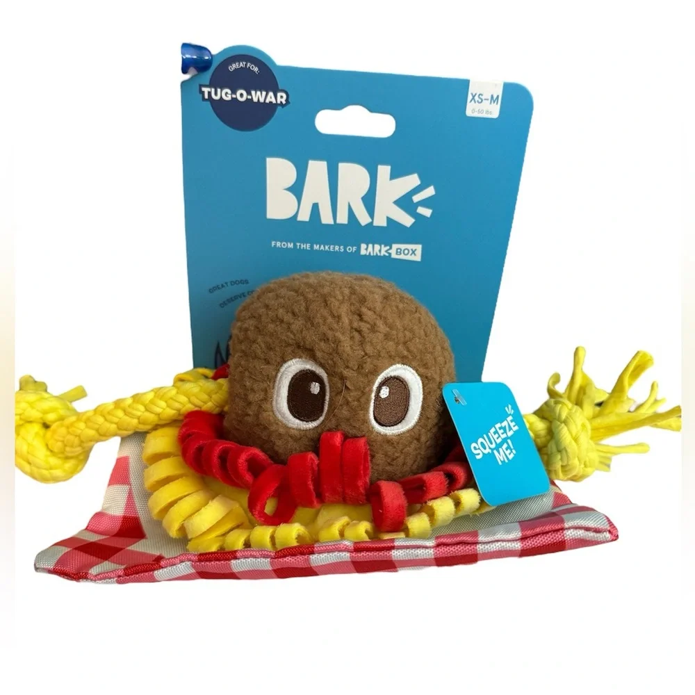 Bark Spaghetti and Muttballs dog toy